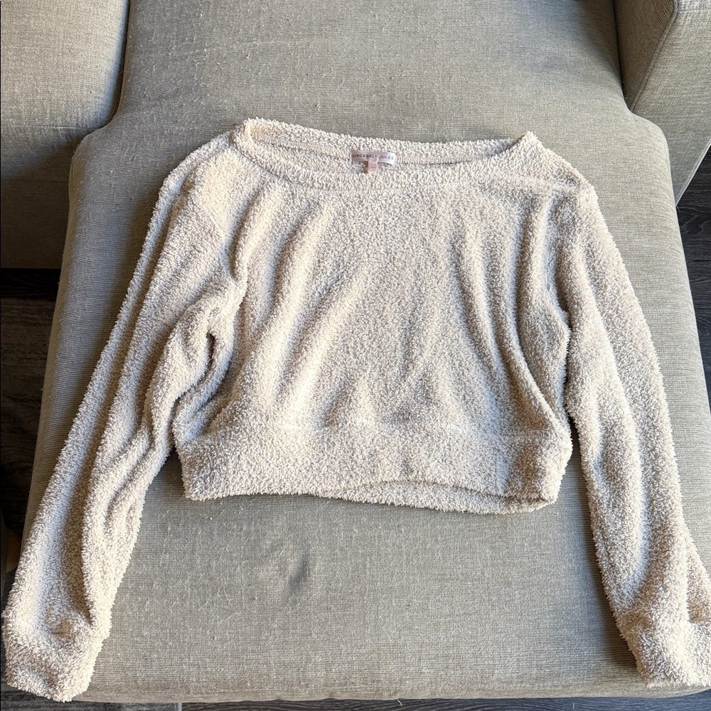 Sincerely Jules Cream Textured Sweater